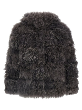 Gray Fur Coat
