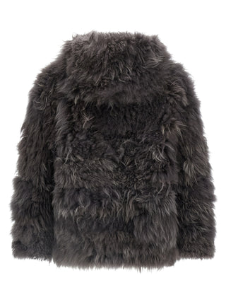 Gray Fur Coat
