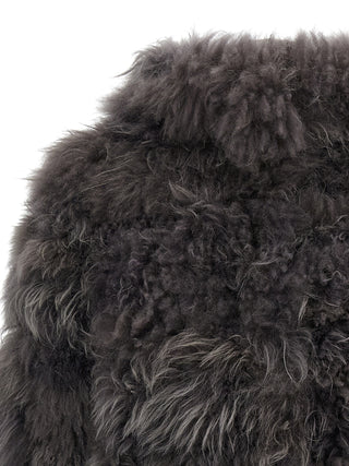 Gray Fur Coat