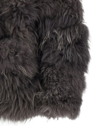 Gray Fur Coat