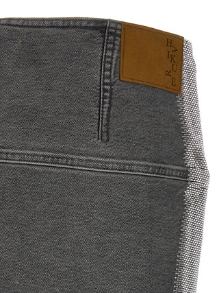 Gray Cotton Long Skirt