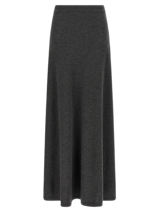 Minifalda gris de lana