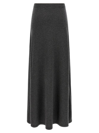Minifalda gris de lana