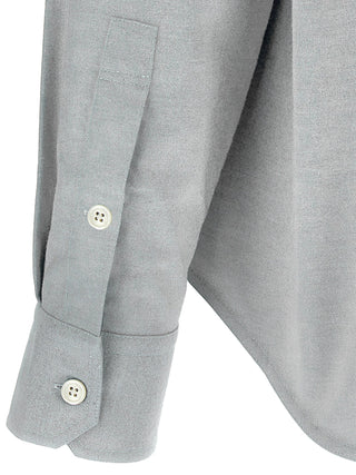 Gray Cotton Blouse