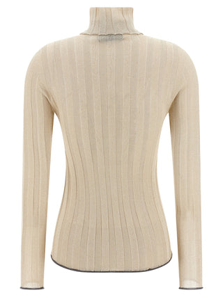 Gold Viscose Cardigan