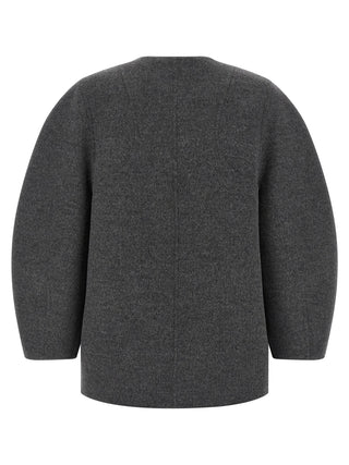 Gray Virgin Wool Coat