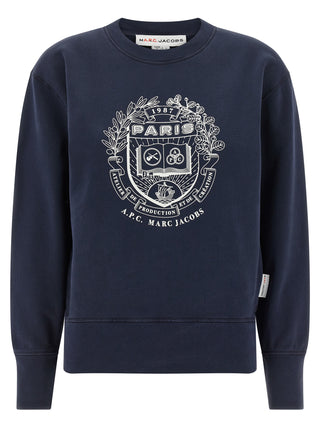 Blue Cotton Sweatshirt