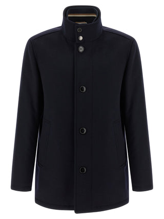 Blue Wool Coat