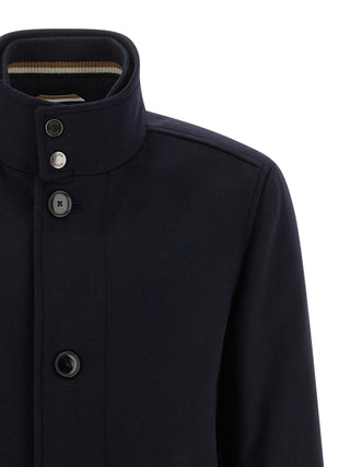Blue Wool Coat