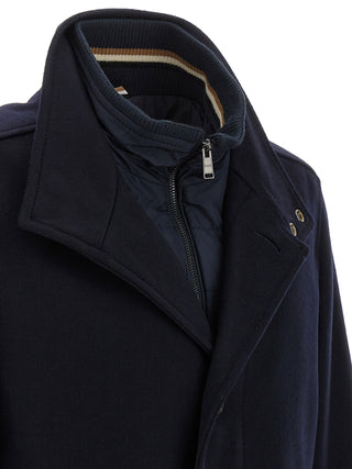 Blue Wool Coat