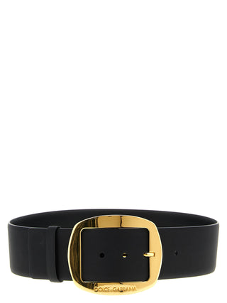 Black Calfskin Regular Belt