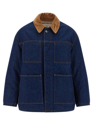 Blue Cotton Denim Jacket