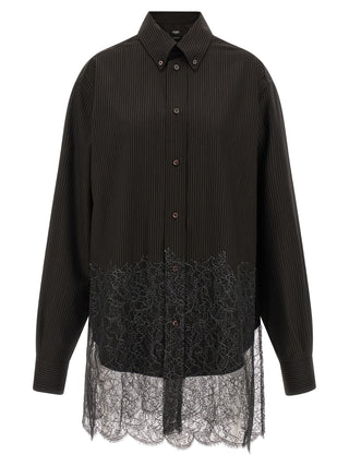 Brown Virgin Wool Blouse