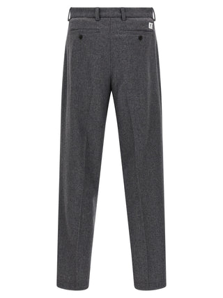 Pantalones casuales de lana grises