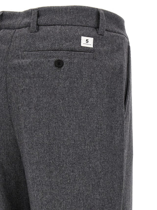 Pantalones casuales de lana grises
