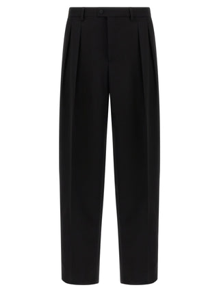 Black Virgin Wool Dress Pants