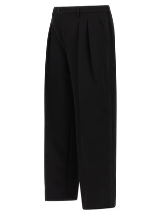 Black Virgin Wool Dress Pants