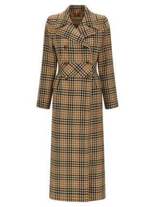 Brown Virgin Wool Coat