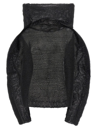 Black Wool Sweatshirt