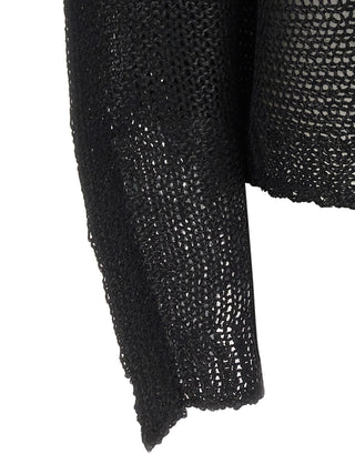 Black Wool Sweatshirt