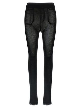 Black Nylon Leggings