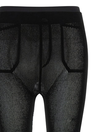 Black Nylon Leggings