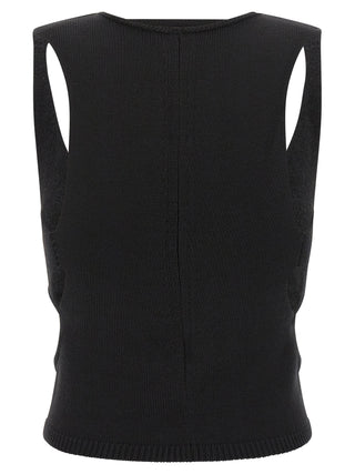 Black Wool Tank Tops