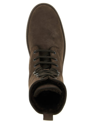 Brown Calfskin Ankle Boots