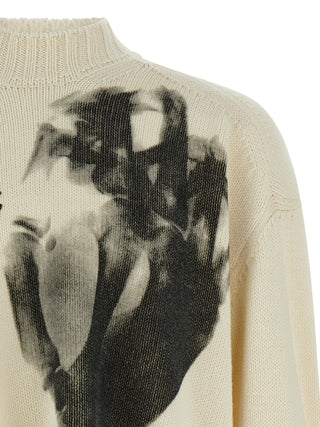 White Wool Cardigan