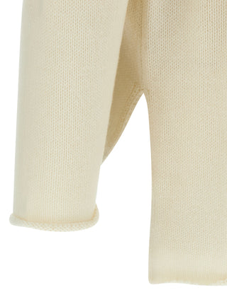 White Wool Cardigan