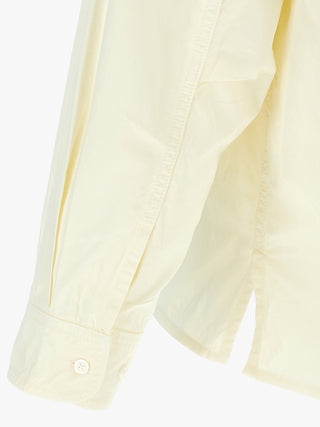 Blusa beige de algodón