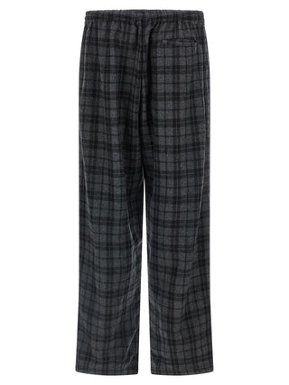 Gray Wool Casual Pants