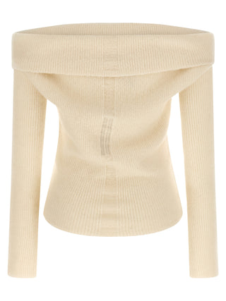 White Wool Cardigan