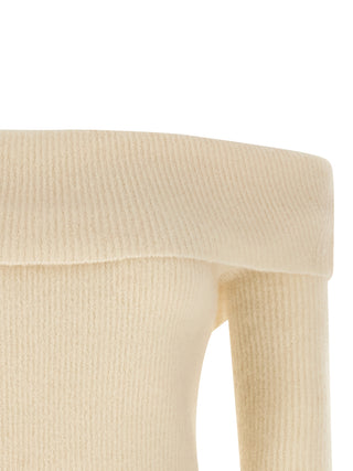White Wool Cardigan