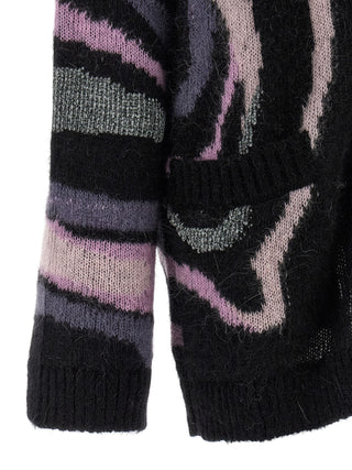 Black Wool Cardigan