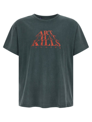 Gray Cotton T-Shirt