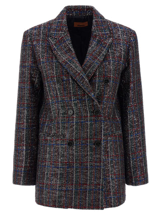 Multicolor Viscose Blazer