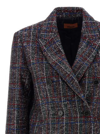 Multicolor Viscose Blazer
