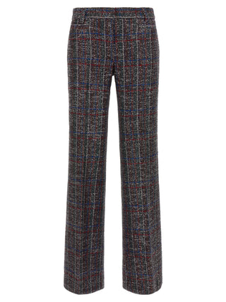 Multicolor Viscose Flared Pants