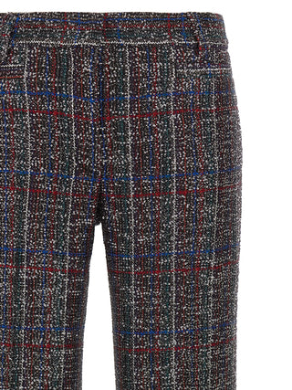 Multicolor Viscose Flared Pants