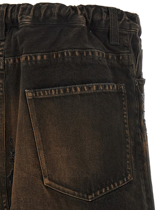 Black Cotton Casual Pants
