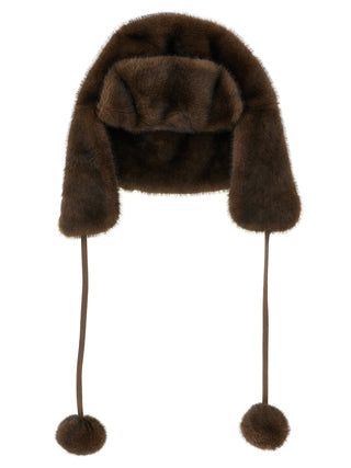 Brown Polyamide Ear Muffs