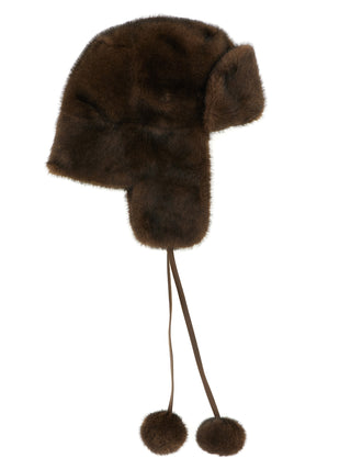 Brown Polyamide Ear Muffs