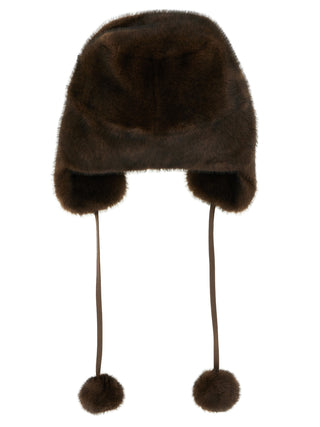 Brown Polyamide Ear Muffs