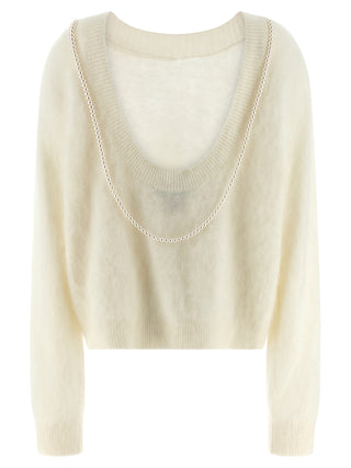 White Cashmere Cardigan