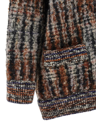 Multicolor Wool Cardigan