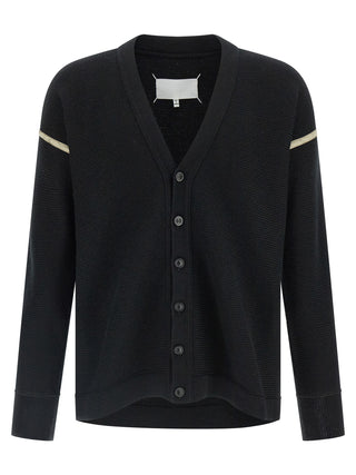 Black Virgin Wool Cardigan