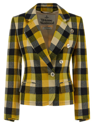 Bicolor Virgin Wool Blazer