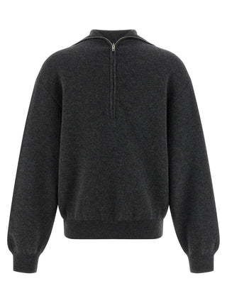 Gray Wool Cardigan