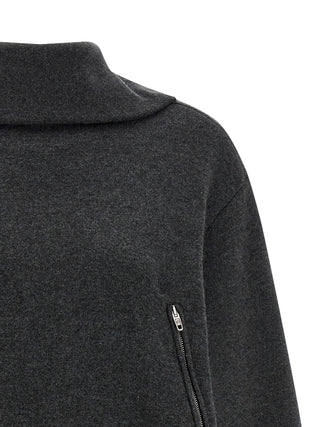 Gray Wool Cardigan